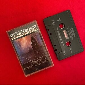 80s l Scorpions l 1 Cassette Tape + 1 Cassette Single